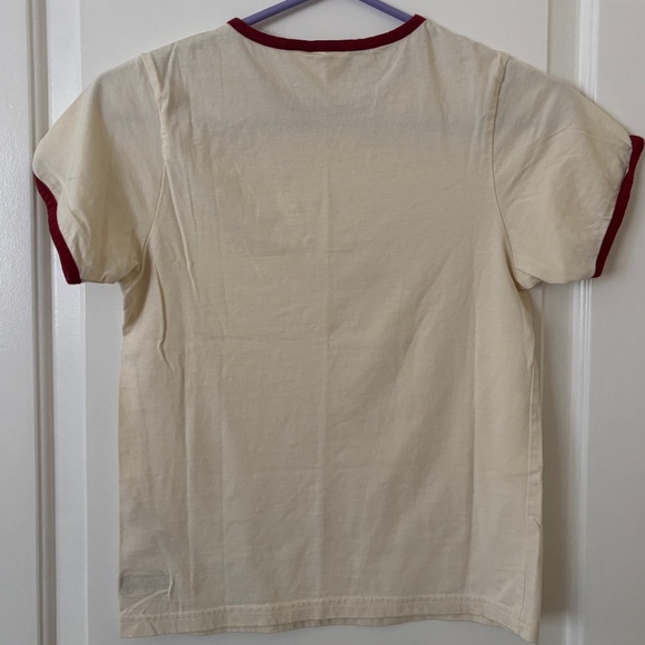 Puma T-Shirt - Vintage/Retro -  CREAM / OFF-WHITE - Medium  - NWOT - Picture 2 of 4